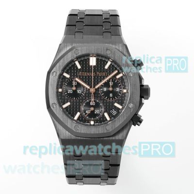 1-1 Clone APS Audemars Piguet Royal Oak 26240 Swiss 4401 All Black Watch 41mm 